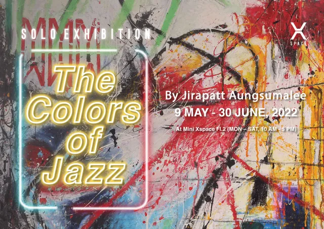 The Colors of Jazz exhibition poster