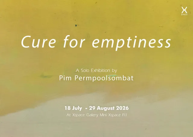 Cure for emptiness exhibition poster