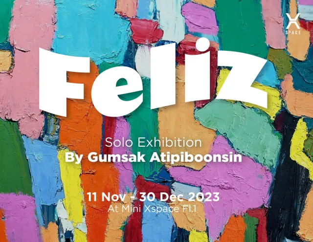 Feliz exhibition poster