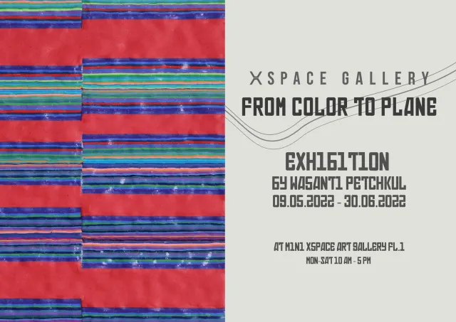 FROM COLOR TO PLANE exhibition poster