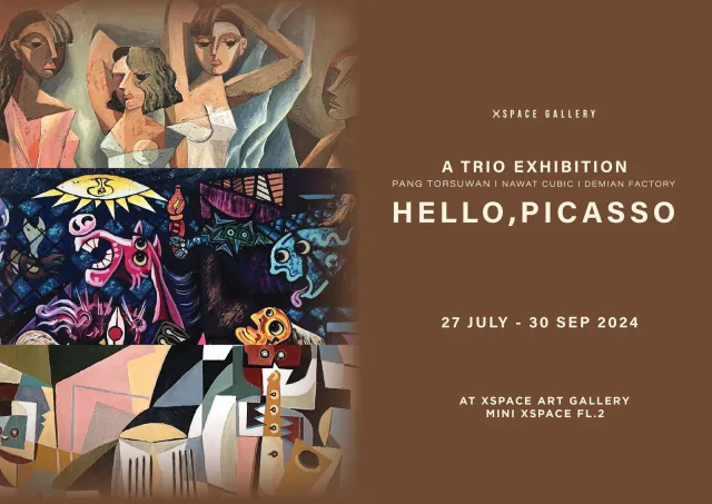 HELLO,PICASSO exhibition poster