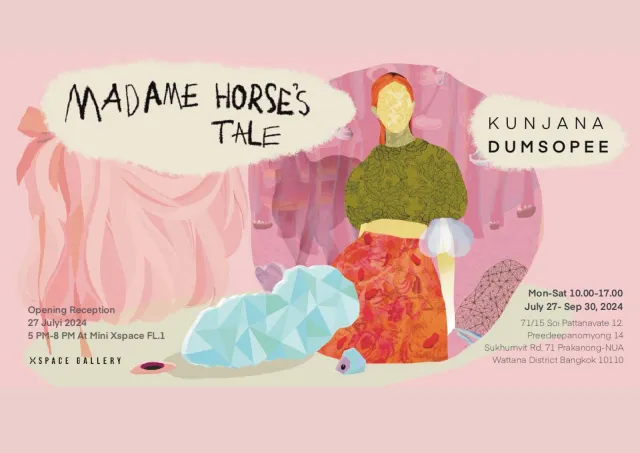 MADAME HORSE'S TALE exhibition poster