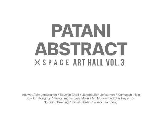 PATANI ABSTRACT exhibition poster
