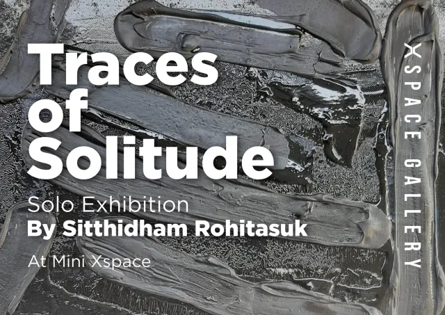 Traces of Solitude exhibition poster